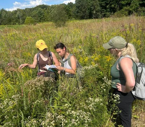 UA Students in a field